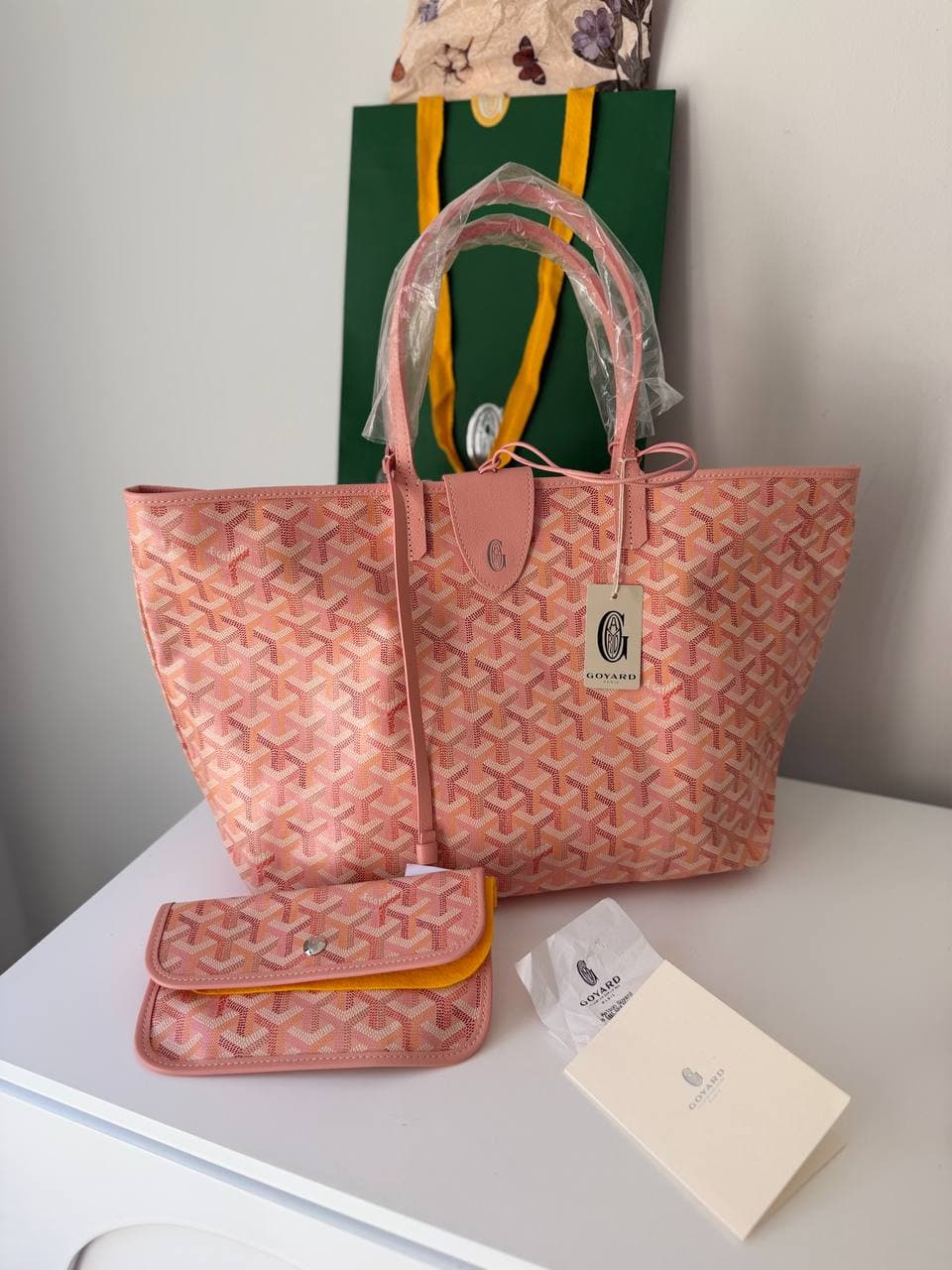 Goyard Pm St. Louis rosa edición limitada rosa